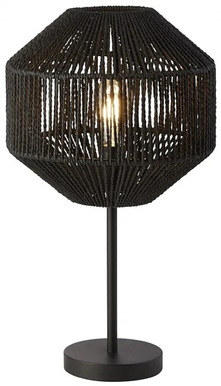 Veioza / Lampa de masa modena Wicker EU11201-1BK SRT