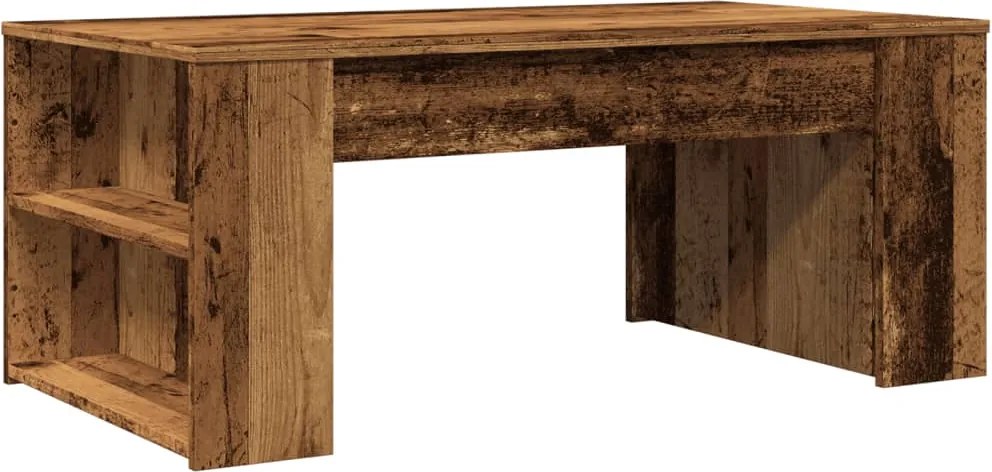 vidaXL Măsuță de cafea, lemn vechi, 102x55x42 cm, lemn prelucrat