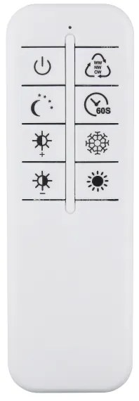 Lustră LED dimabilă pe cablu Globo 15643 SOLA LED/70W/230V + telecomandă