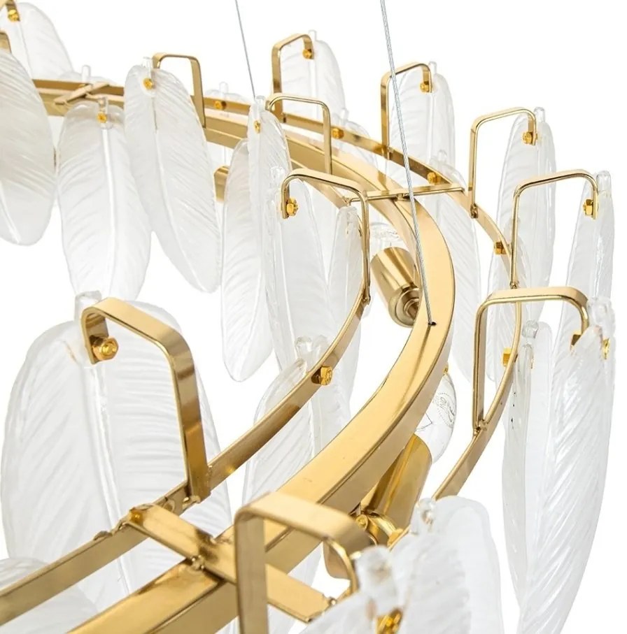 Lustra suspendata design modern Roch 80 auriu