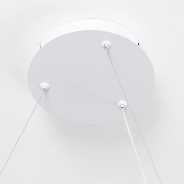 Brilagi - Lustra LED dimabilă pe cablu FALCON SLIM LED/42W/230V, Ø 50 cm, albă + telecomandă