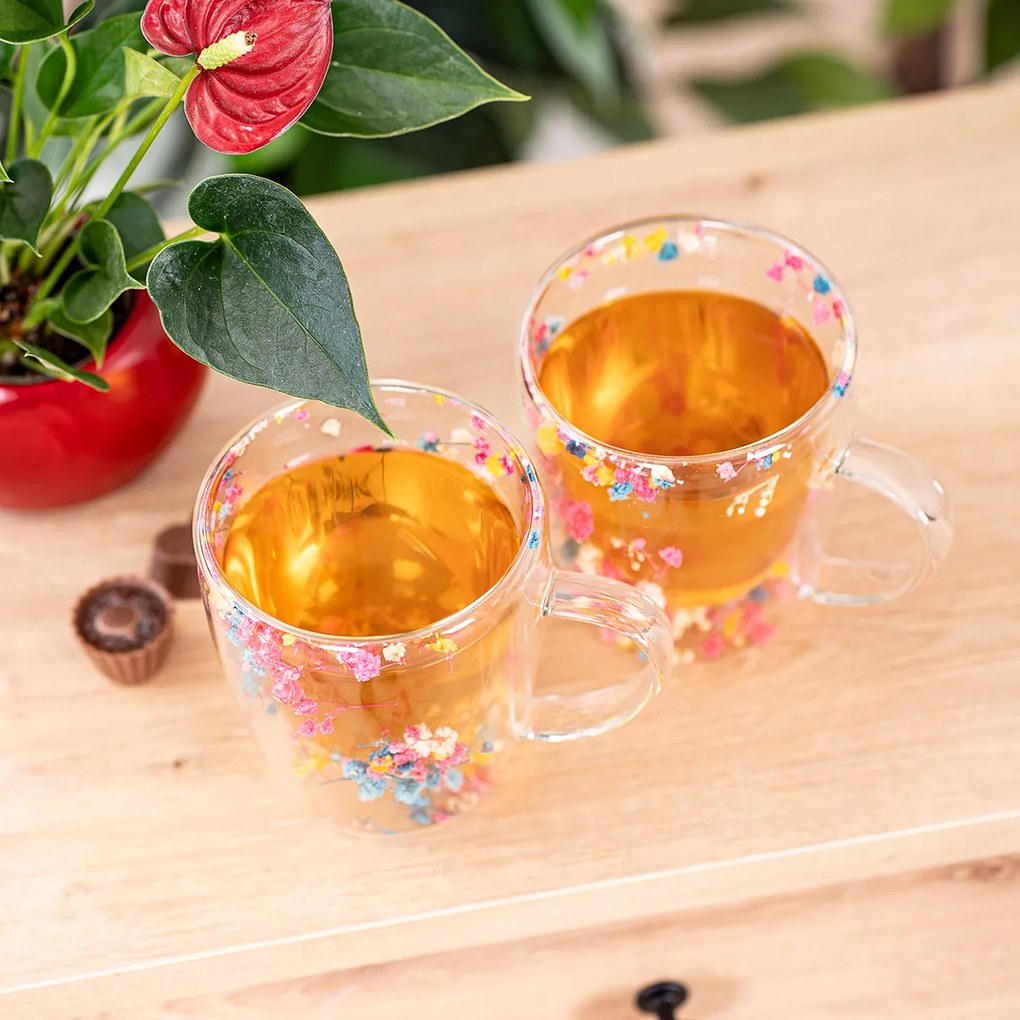 Pahare termo 4Home Floral Hot&Cool 300 ml, 2buc.