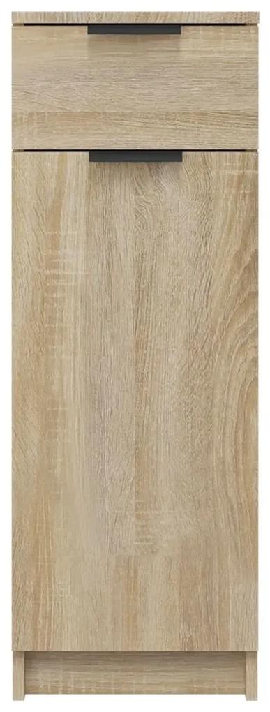 Dulap de baie, stejar sonoma, 32x34x90 cm, lemn compozit Stejar sonoma, 1