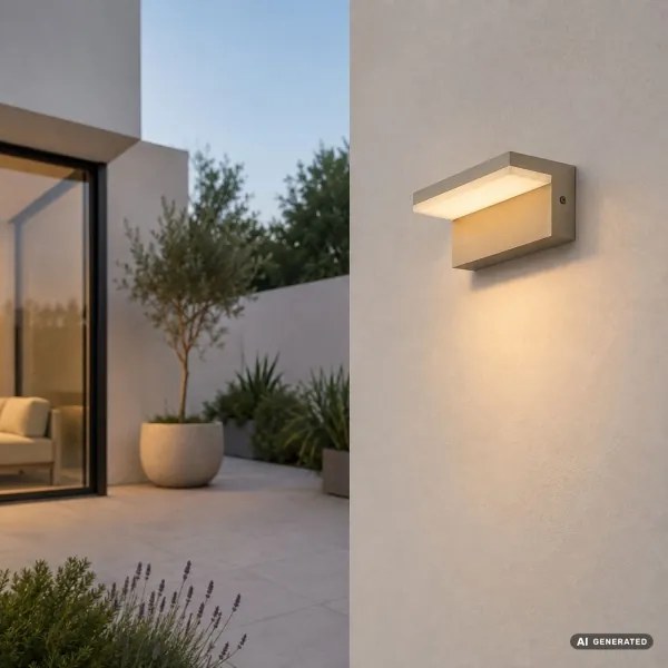Rabalux 77219 - aplică de perete pentru exterior cu LED ZARAGOZA LED/9W/230V IP54 bej