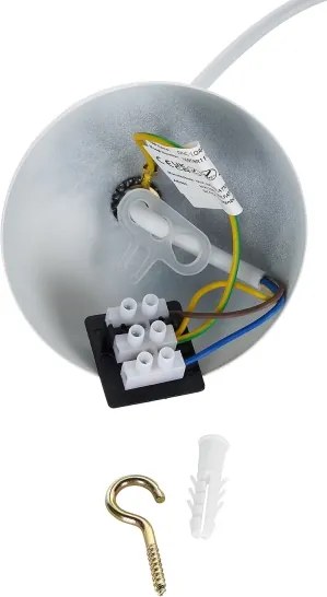 Brilagi - Pendul WABI SABI pe cablu, 1xE27/40W/230V, Ø 50 cm, alb