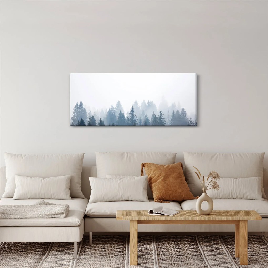 Tablou - Pădure cețoasă (120x50 cm)