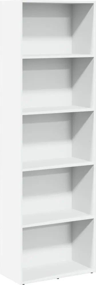vidaXL Bibliotecă, alb, 60x30x189 cm, lemn prelucrat