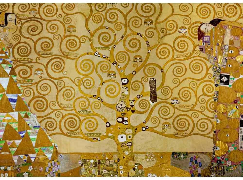 PUZZLE GUSTAV KLIMT COPACUL VIETII 1000 PIESE DESIGN NOU - RAVENSBURGER (RVSPA00134)