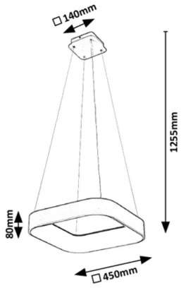 Rabalux - Candelabru LED dimabil pe cablu 28W 230V 3000-6000K + DO