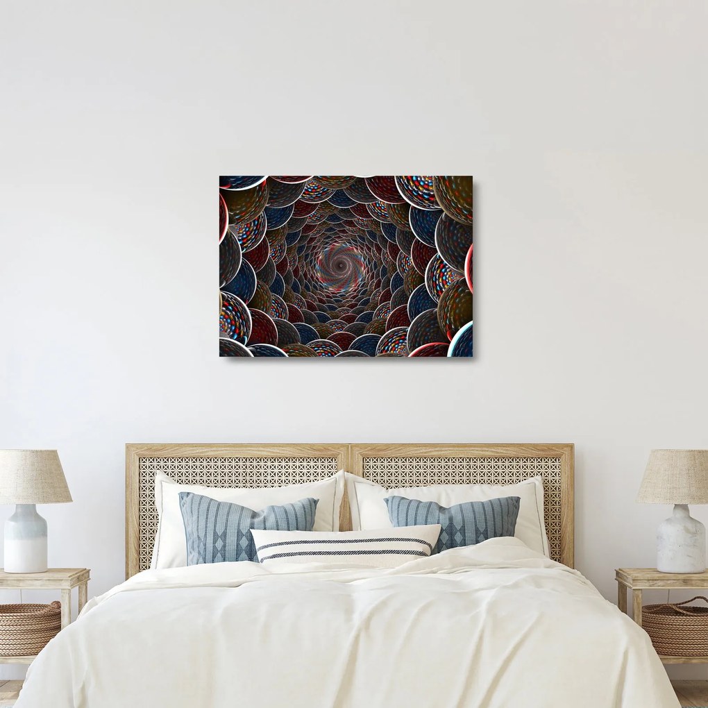 Tablou pe sticlă - Vortex (70x50 cm)