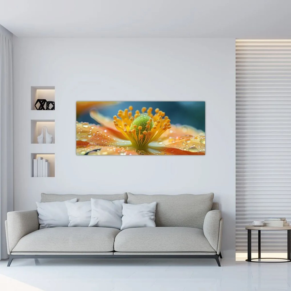 Tablou - Detaliu de floare (120x50 cm)