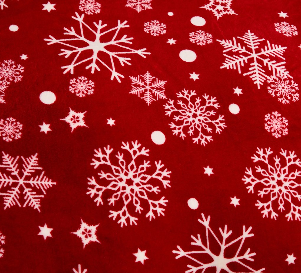 Lenjerie cocolino SNOWFALL rosie Dimensiune lenjerie de pat: 70 x 90 cm | 140 x 220 cm