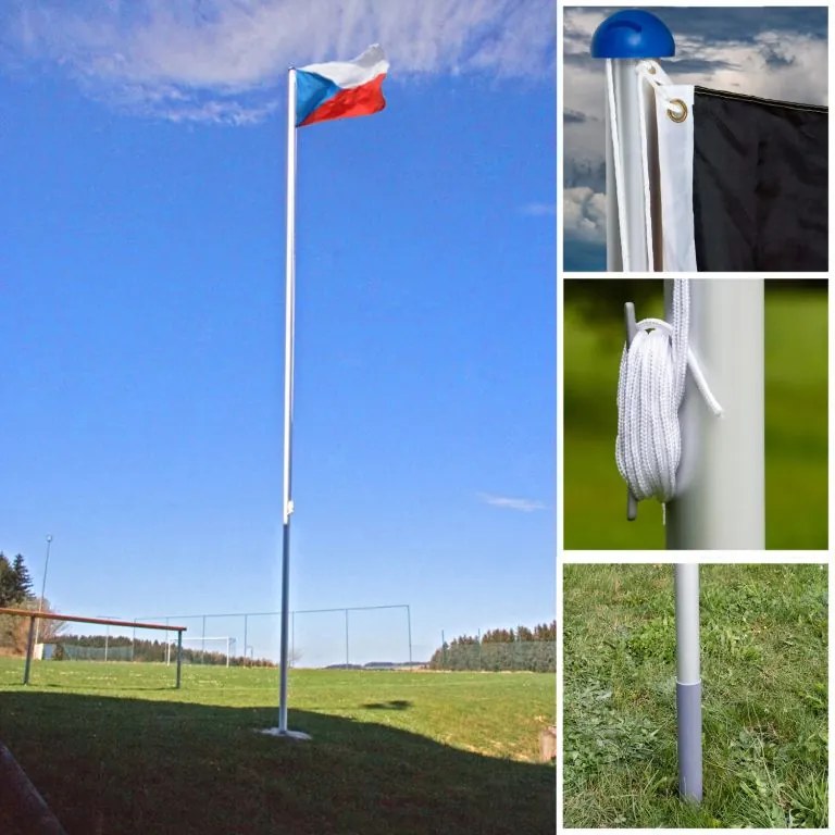 Catarg inclusiv steagul Republicii Cehe - 650 cm