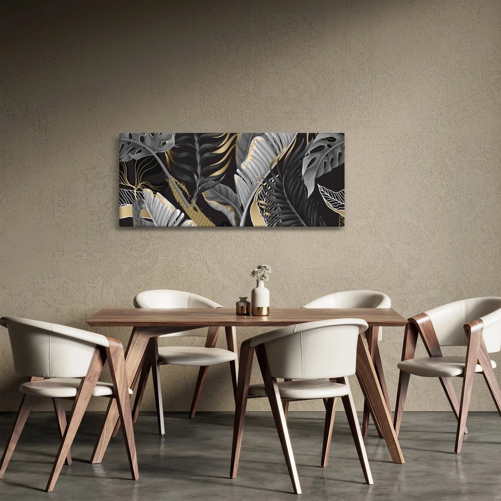 Tablou - Jungla de aur (120x50 cm)