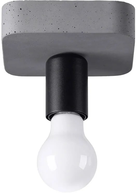 Sollux Lighting Tavo lampă de tavan 1x15 W negru SL.1156