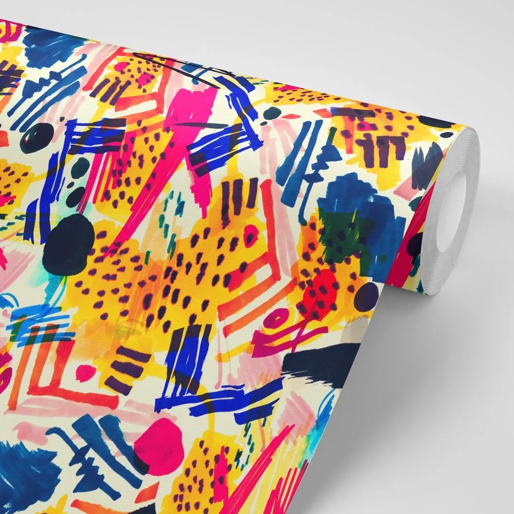 Tapet autoadeziv abstracție pop art