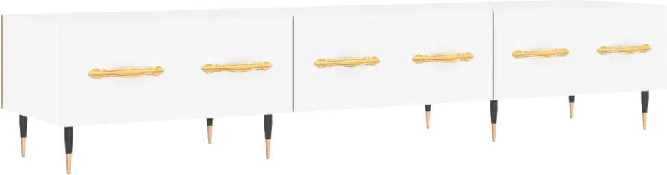 vidaXL Comodă TV, alb, 150x36x30 cm, lemn prelucrat