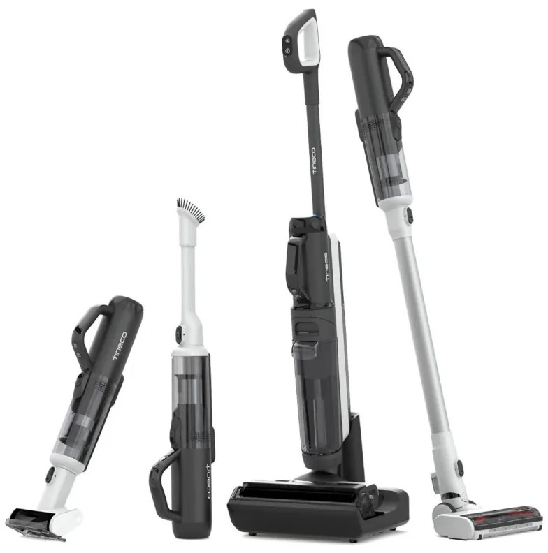 Aspirator vertical fara fir Floor One Switch S6 FW301400FR, 230W, Uscat/Umed, Flashdry cu autocuratare, Autonomie 65 min, Filtru pentru par animale de companie, Negru