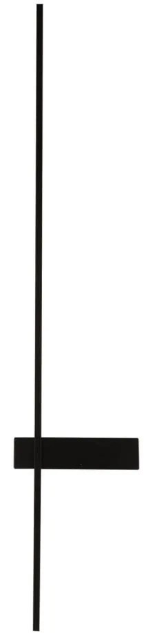 Aplică LED Zuma Line W4100-90BK ARCO LED/12W/230V negru