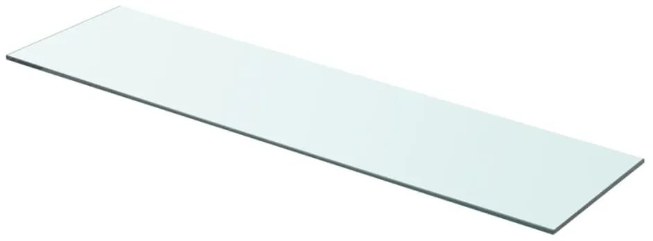 3051574 vidaXL Rafturi, 2 buc., 80 x 20 cm, panouri sticlă transparentă
