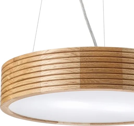 Brilagi - Lustra LED pe cablu CARVALHO MODERN 2xE27/60W/230V stejar Ø 37,5 cm