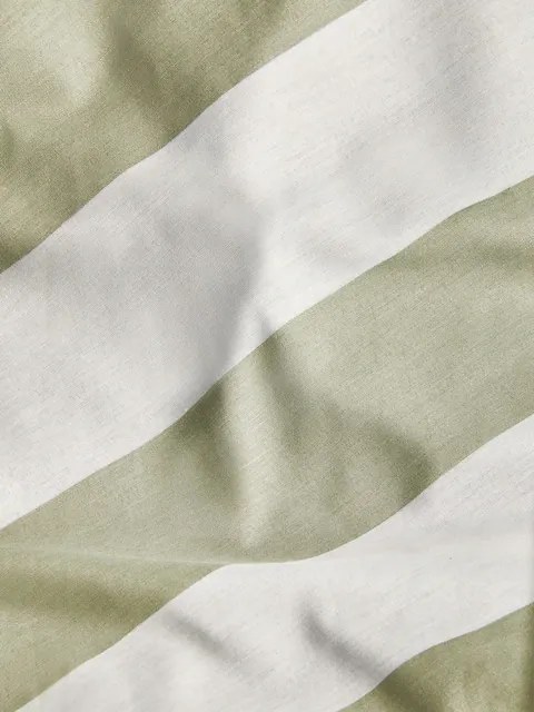 Lenjerie de pat din bumbac STRIPES alb-verde Dimensiune lenjerie de pat: 2 buc 70 x 90 cm | 200 x 220 cm