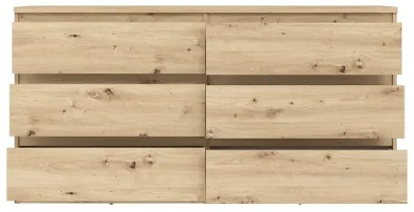 Comodă cu sertare MAO, stejar Artisan