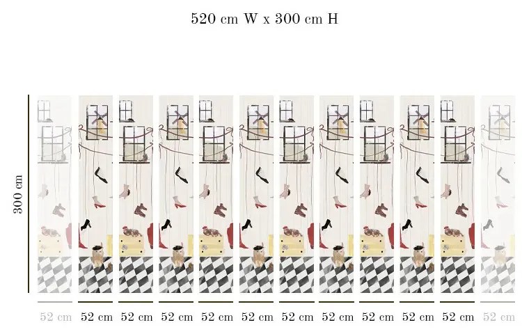 Tapet VLAdiLA Puss in Boots 520 x 300 cm