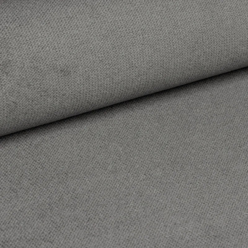 Pat tapițat COMFINO VELVET cu pat suplimentar 120x200 cm gri
