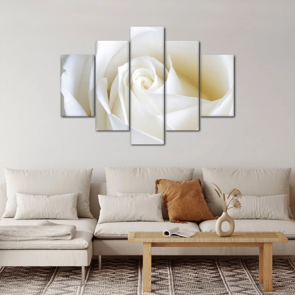 Tablou cu tandafir alb (150x105 cm)