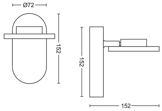 Philips 50441/11/P0 - Spot LED dimabil GLISSETTE LED, 4,5 W, 230 V