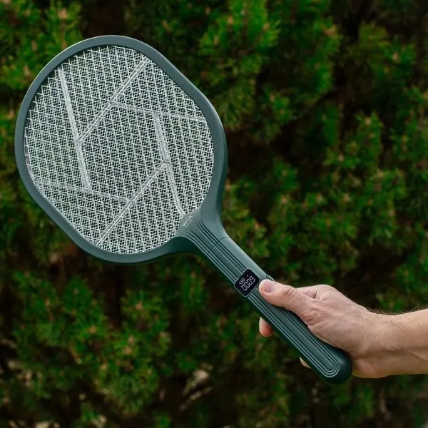 Paletă LED electrică anti-insecte 2 în 1 1200 mAh/5V verde