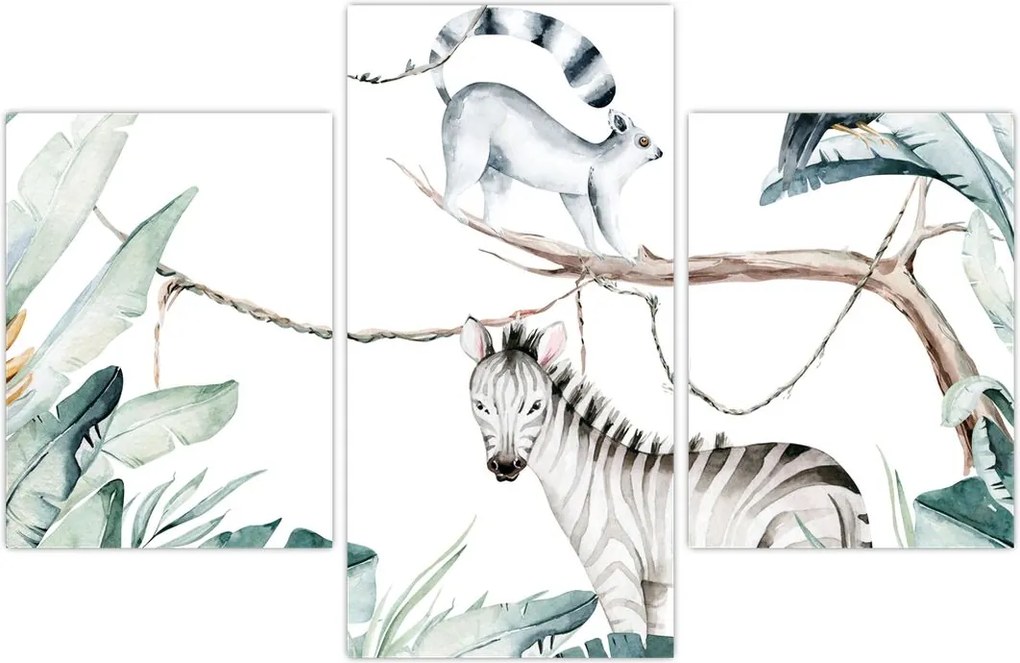 Tablou - Animale exotice (90x60 cm)