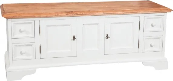 Comoda TV, L150 51 H56 cm, 2 usi 4 sertare,