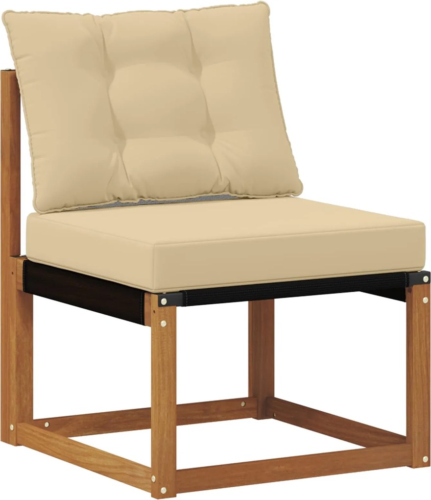 vidaXL Canapea centrală pentru exterior