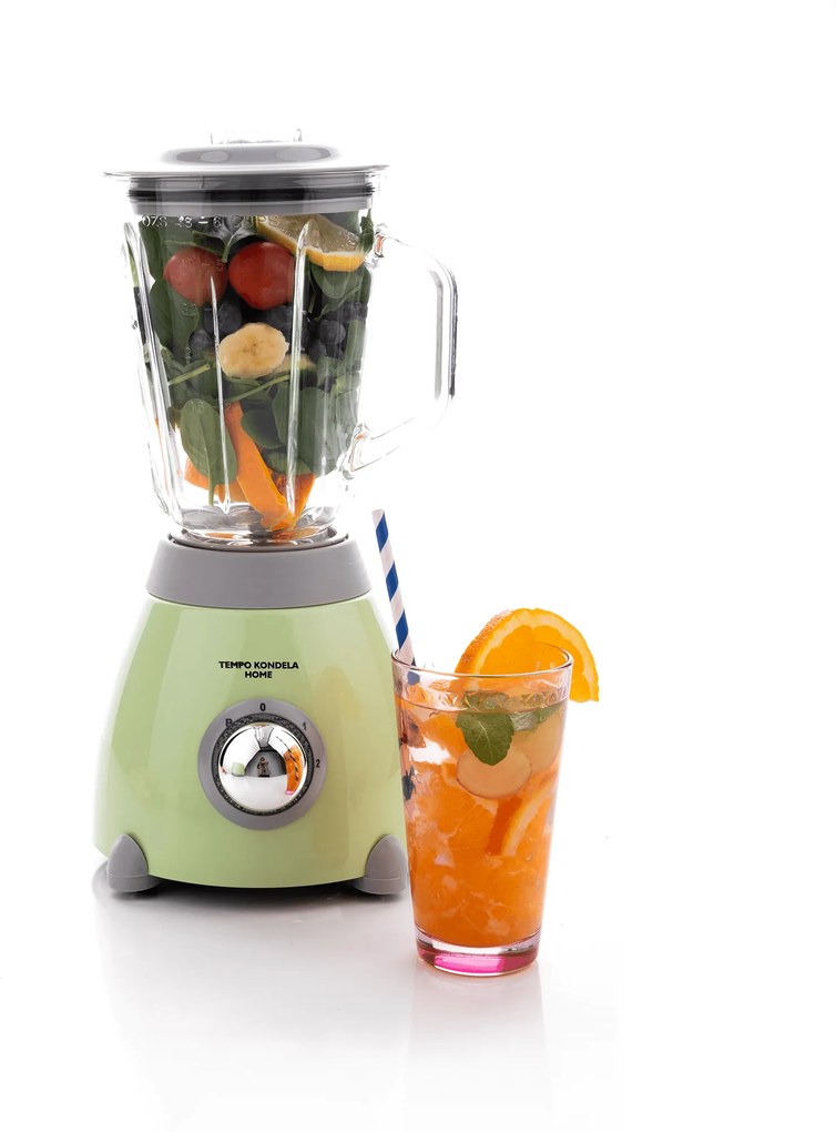 Mixer de masă în stil retro, 1,5 l, neo mentă / gri, CARSON