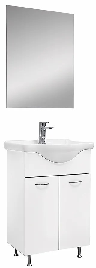 Ruben Prime 55 mobilier de baie complet Alb