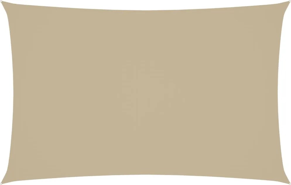 vidaXL Pânză parasolar, bej, 2x5 m, țesătură oxford, dreptunghiular
