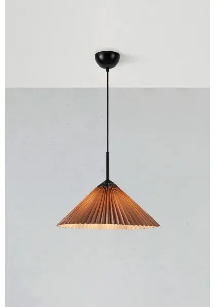 Lustră pe cablu Markslöjd 108709 PLISADO 1xE27/40W/230V d. 50 cm gri