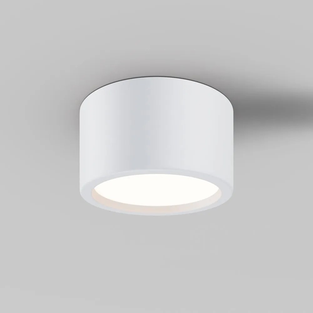 Spot LED aplicat cu protectie IP44 Hydra D-17.6cm alb