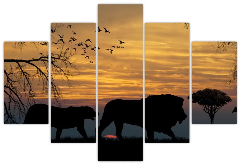 Tablou cu Safari (150x105 cm)