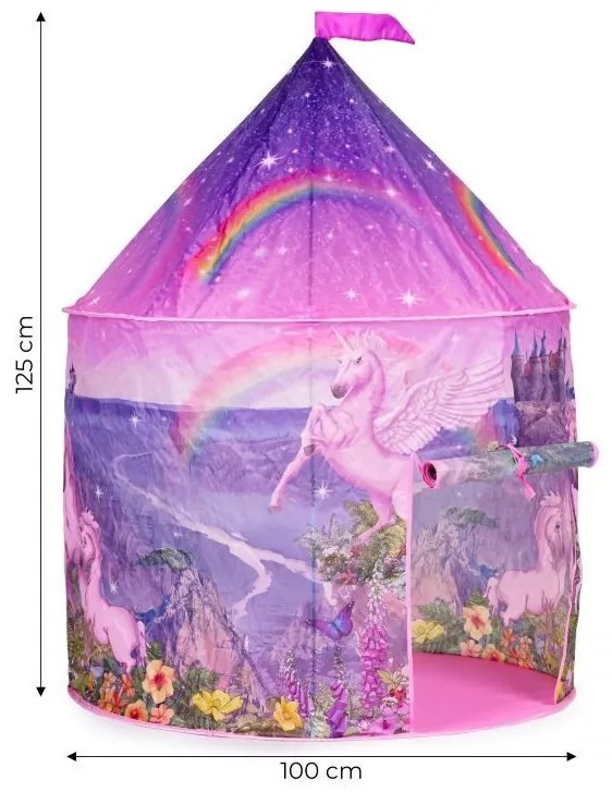 Cort pentru fete cu unicorn