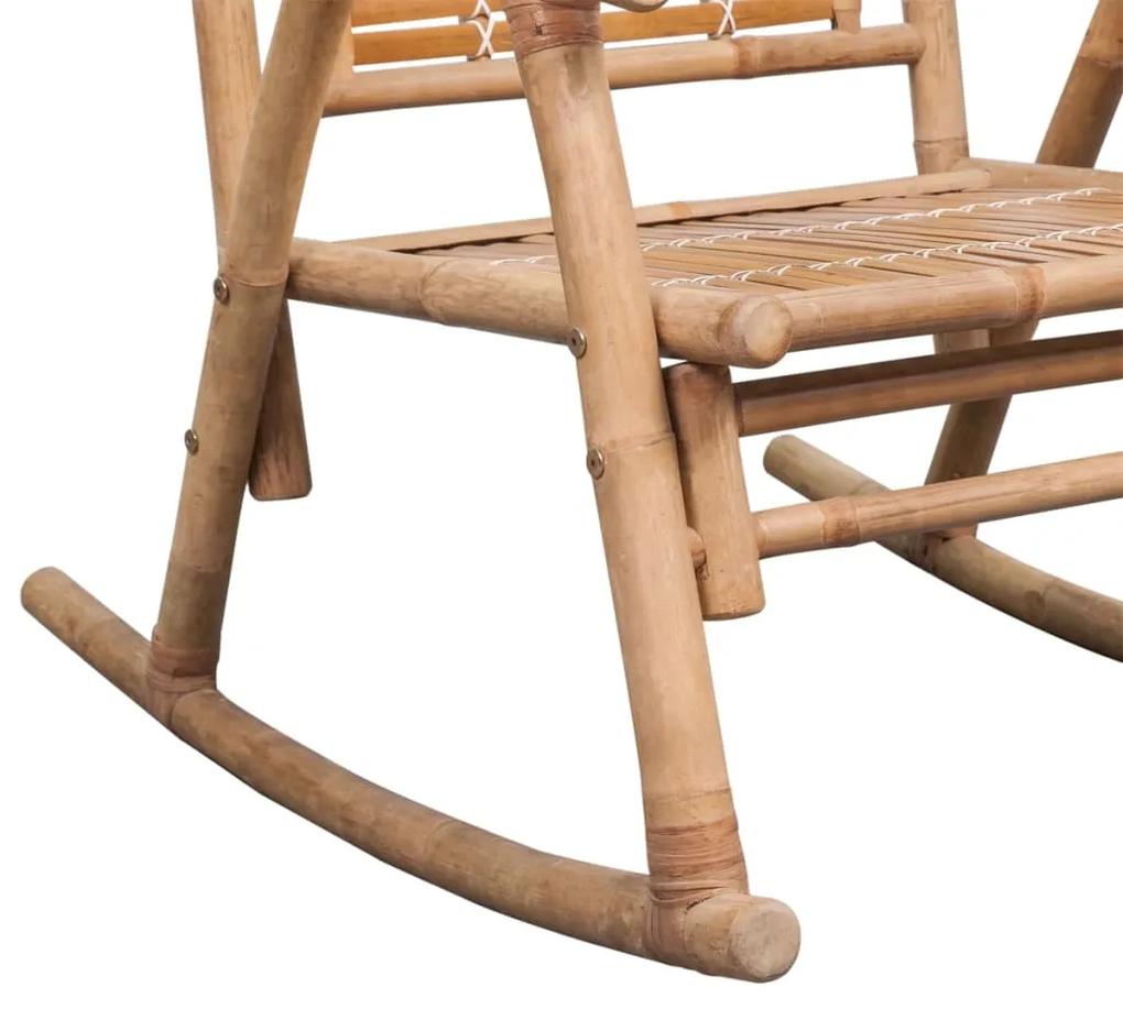 Scaun balansoar din bambus