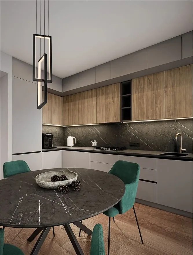 Lustra suspendata LED design modern Alis