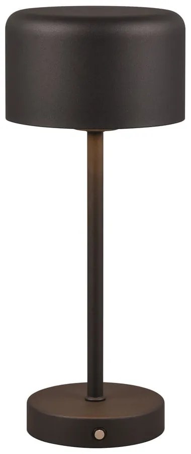 Veioză negru-mat LED cu intensitate reglabilă (înălțime 30 cm) Jeff – Trio