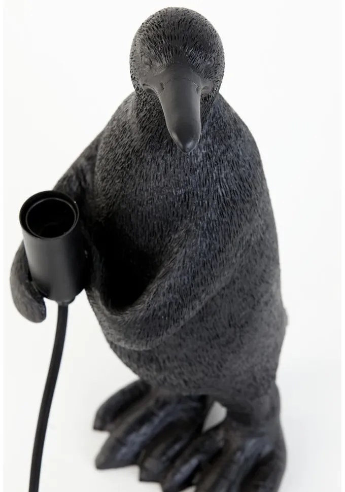 Veioză negru-mat (înălțime 24 cm) Penguin – Light &amp; Living
