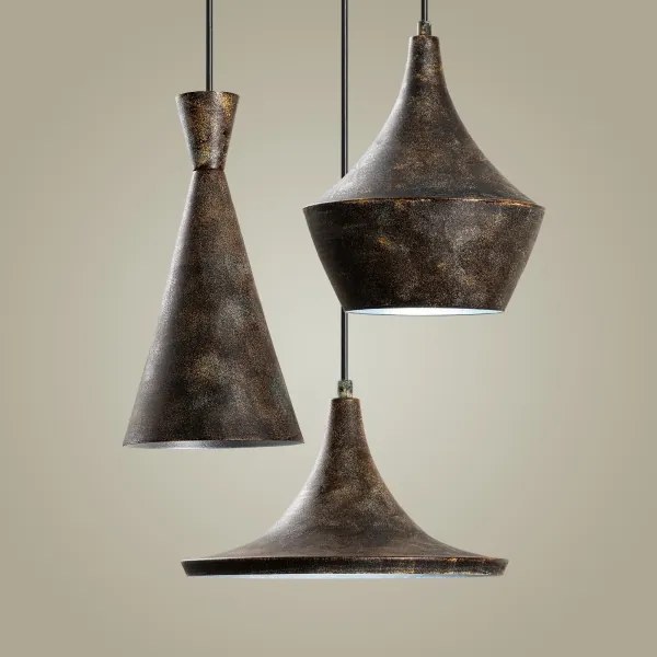 Lustră pe cablu TOM 3xE27/40W/230V gri