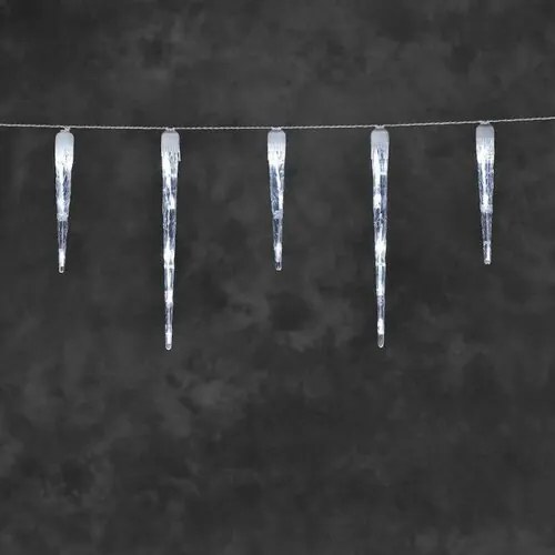 Ghirlanda luminoasă LED Rampouchy 16 LED, albrece, 3,75 m
