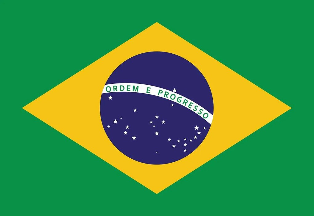 Fototapet - Steagul Braziliei (152,5x104 cm)