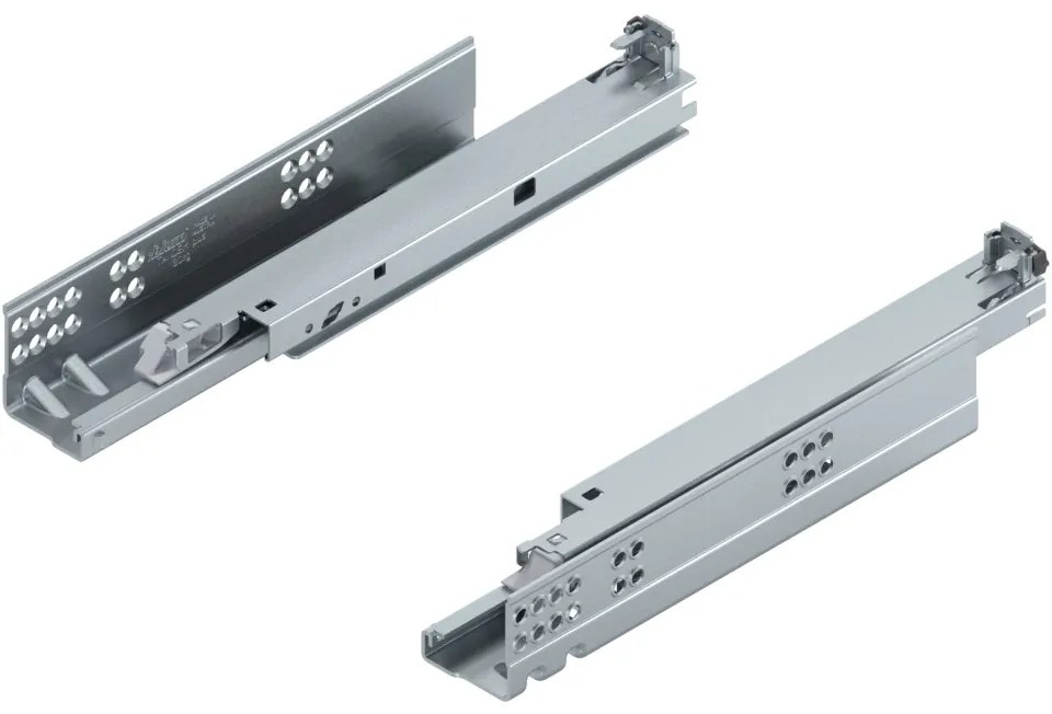 Glisiera Blum TANDEM cu extensie totala pentru sistem TIP-ON, PAL 18 mm, max. 30 Kg (Lungime: 300 mm)